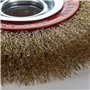 Alyco - Brosse métallique circulaire pour meuleuses, 150 mm
