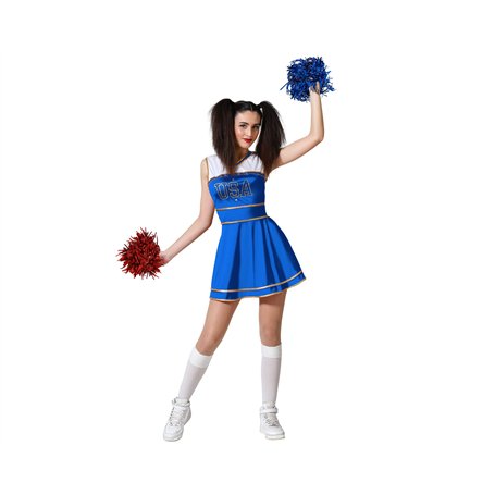 ATOSA déguisement cheerleader bleu femme adulte XL