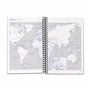Miquelrius Agenda scolaire 2024-2025, septembre 24 à juin 25, 117 x 174 mm, un jour par page, couverture en carton doublé, agend