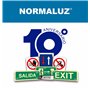 Normaluz RD20630 Panneau Adhésif Direction Obligatoire Gauche Adhésif Vinyle 20 x 30 cm