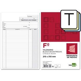 Carnet de commandes avec copie originale et 2 copies T325.