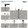 INDEX Vis a béton Tête hexagonale - Recouvrement ATLANTIS C3-H - Homologué ETE Option 1 Ø14 x 100 - Boite de 25 - Vis, pointes, 