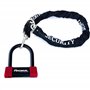 RADIKAL RK120R+RK10120L Antivol U Moto Homologué SRA + Chaine en Acier Cémenté 120cm Plus Long avec Système de Boucle