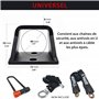 KRASER KR45B Ancrage Moto Sol et Mur, Unique avec Base Anti-Levier, Compact et Résistant, Ancre Moto Haute Sécurité pour Antivol