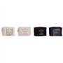 Trousse DKD Home Decor 4 pièces Noir Polyester Blanc Multicolore Moderne (20 x 8 x 14 cm)