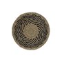 Dessous de plat DKD Home Decor Noir Naturel 38 x 38 x 1 cm