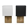Applique Murale DKD Home Decor Blanc Noir Doré 50 W 220 V 15 x 19 x 27 cm 15 x 19 x 30 cm (2 Unités)