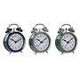 Réveil DKD Home Decor Bleu Vert Gris Vintage (3 Unités)