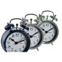 Réveil DKD Home Decor Bleu Vert Gris Vintage (3 Unités)