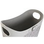 Porte-revues DKD Home Decor Bleu Blanc Gris Rose clair Polyuréthane PVC 39 x 21 x 34 cm (2 Unités)