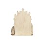Crèche de Noël DKD Home Decor Gris Doré Résine 22 x 6 x 26 cm (2 Unités)