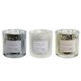 Bougie DKD Home Decor Blanc Doré Argenté 8