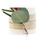 Bougie LED DKD Home Decor Blanc 7 x 7 x 12 cm (AA)