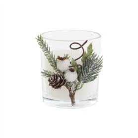 Bougie DKD Home Decor Blanc Noël 10