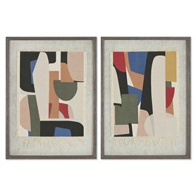Cadre Home ESPRIT Beige Abstrait Urbaine 42