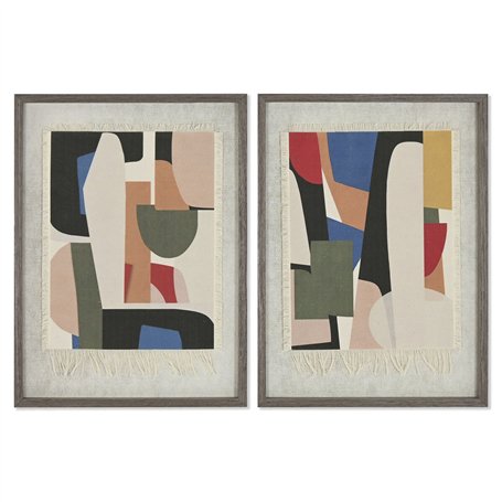 Cadre Home ESPRIT Beige Abstrait Urbaine 42