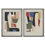 Cadre Home ESPRIT Beige Abstrait Urbaine 42