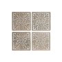 Décoration murale Home ESPRIT Blanc Naturel Floral 60 x 2