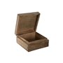 Boîte à bijoux Home ESPRIT Bleu Blanc Naturel Bois de manguier 18 x 17 x 8,5 cm (2 Unités)