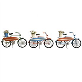 Figurine Décorative Home ESPRIT Bleu Vert Orange 31 x 8