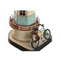 Figurine Décorative Home ESPRIT Bleu Rouge Crème Bleu ciel 13 x 13 x 32 cm (3 Unités)