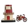 Figurine Décorative Home ESPRIT Bleu Rouge Crème Bleu ciel 13 x 13 x 32 cm (3 Unités)