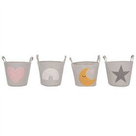 Panier Home ESPRIT Multicouleur (4 Unités)