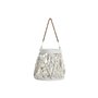 Bougeoir Home ESPRIT Blanc Bois Verre 35 x 35 x 32 cm (2 Unités)