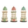 Figurine Décorative Home ESPRIT Bleu Vert Rose 13 x 13 x 27