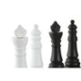 Figurine Décorative Home ESPRIT Blanc Marron Noir Vintage 7 x 7 x 23 cm (4 Unités)