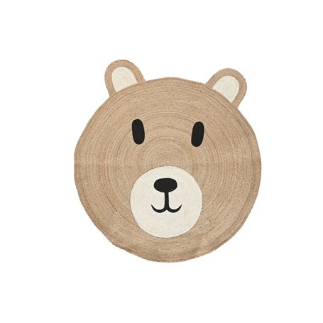Tapis Home ESPRIT Enfant Ours 120 x 120 x 1 cm