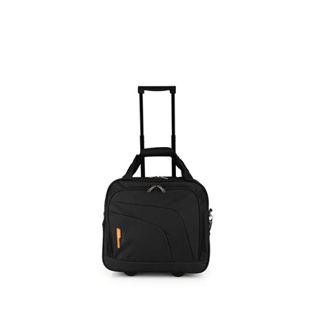 GABOL Mallette avec roulettes Noir Sac de Travail Unisexe