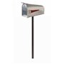 Arregui E2101 American Style Boîte aux lettres simple Aluminium Acier inoxydable L (magazines et enveloppes C4) 22 x 48 x 17 cm