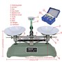 MUYIRTED Balances de pesage mécanique 200 g pour table de pesage avec 5 g, 10 g, 20 g, 50 g, 100g Laboratoires Poids