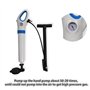 Meiyijia Déboucheur canalisation nettoyage pompe haute pression outil de piston de toilette avec 5 adaptateurs,Dispositif De Dra