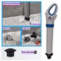 Meiyijia Déboucheur canalisation nettoyage pompe haute pression outil de piston de toilette avec 5 adaptateurs,Dispositif De Dra