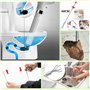 Meiyijia Déboucheur canalisation nettoyage pompe haute pression outil de piston de toilette avec 5 adaptateurs,Dispositif De Dra