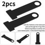 Verrou de Casque, 2 Pièces Heavy Duty Casque de Verrouillage Antivol Verrouillage PIN Chaîne Boucle Secure Lock Équipement Moto