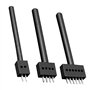 JONMON Lot de 3 outils de poinçonnage à griffes – Outil de poinçonnage rond pour cuir de 5 mm