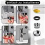 6 Pièces Aerateur Robinet Economie Eau Avec Filtre en Acier Inoxydable et ABS