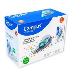 Campus Lot de 10 rubans correcteurs blancs