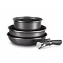 MAGEFESA K2 Cristal Batterie Cuisine Induction avec poignée amovible. Set Casserole 20 cm