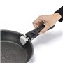 MAGEFESA K2 Cristal Batterie Cuisine Induction avec poignée amovible. Set Casserole 20 cm, Poêle 28 cm et Sauteuse 26 cm