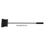 mex El Zorro 10004 Serviteur de cheminée forme carrée 50 x 20 x 20 cm avec accessoires Noir