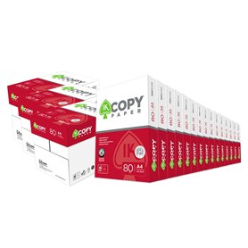 Folios Copy Paper | Boîte de 500 feuilles | DIN A4 et 80 g | Paquets de bureau
