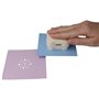 INNSPIRO Perforatrice magnétique Anywhere Punch étoiles 38mm, perforatrice pour scrapbooking, DIY, manualités, création de carte