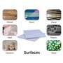 INNSPIRO Lot de 2 éponges abrasives Super Flexibles Grain Fin 1000 et microfibre-280 14 x 11 x 0,5 cm, pour poncer et polir Le B