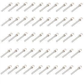 HeyNana - 50 diodes LED blanches de 3 x 5 mm