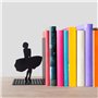 Balvi - Marilyn Serre-Livres décoratifs en métal de Couleur Noire. Design Original