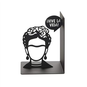 Balvi Serre-Livres Frida Couleur Noir Serre-Livres décoratif avec Les Contours emblématiques de Frida
